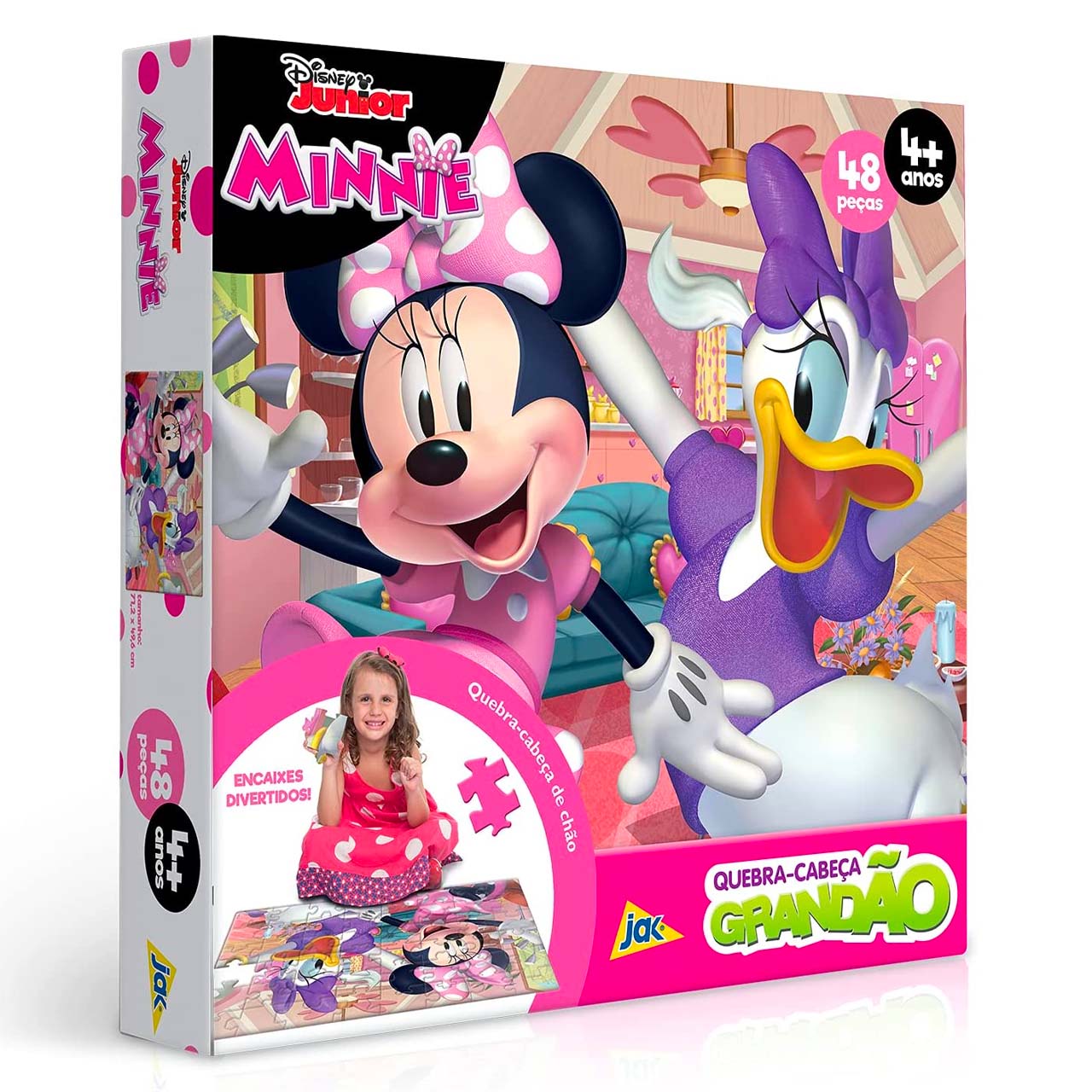 Quebra-cabeça Minnie Boutique 48 Peças Grandão - Toyster - SmartClub