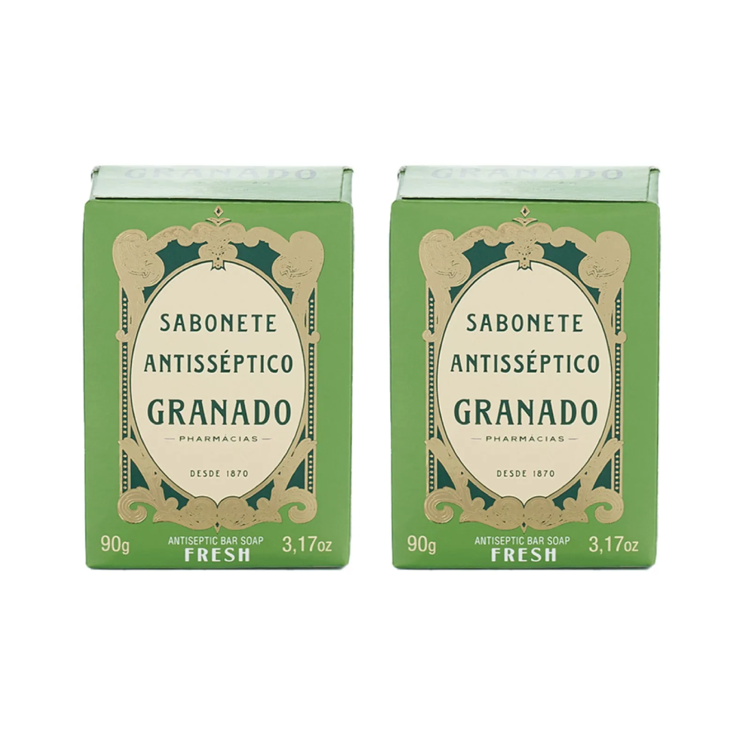 Kit - 2 Sabonetes Antisséptico Fresh 90g - Granado