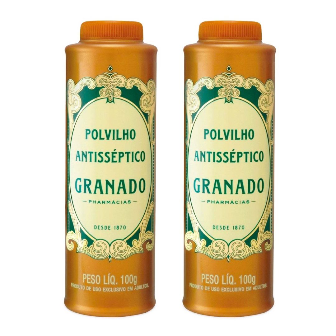 Kit - 2 Polvilhos Antisséptico Talco Tradicional 100g - Granado