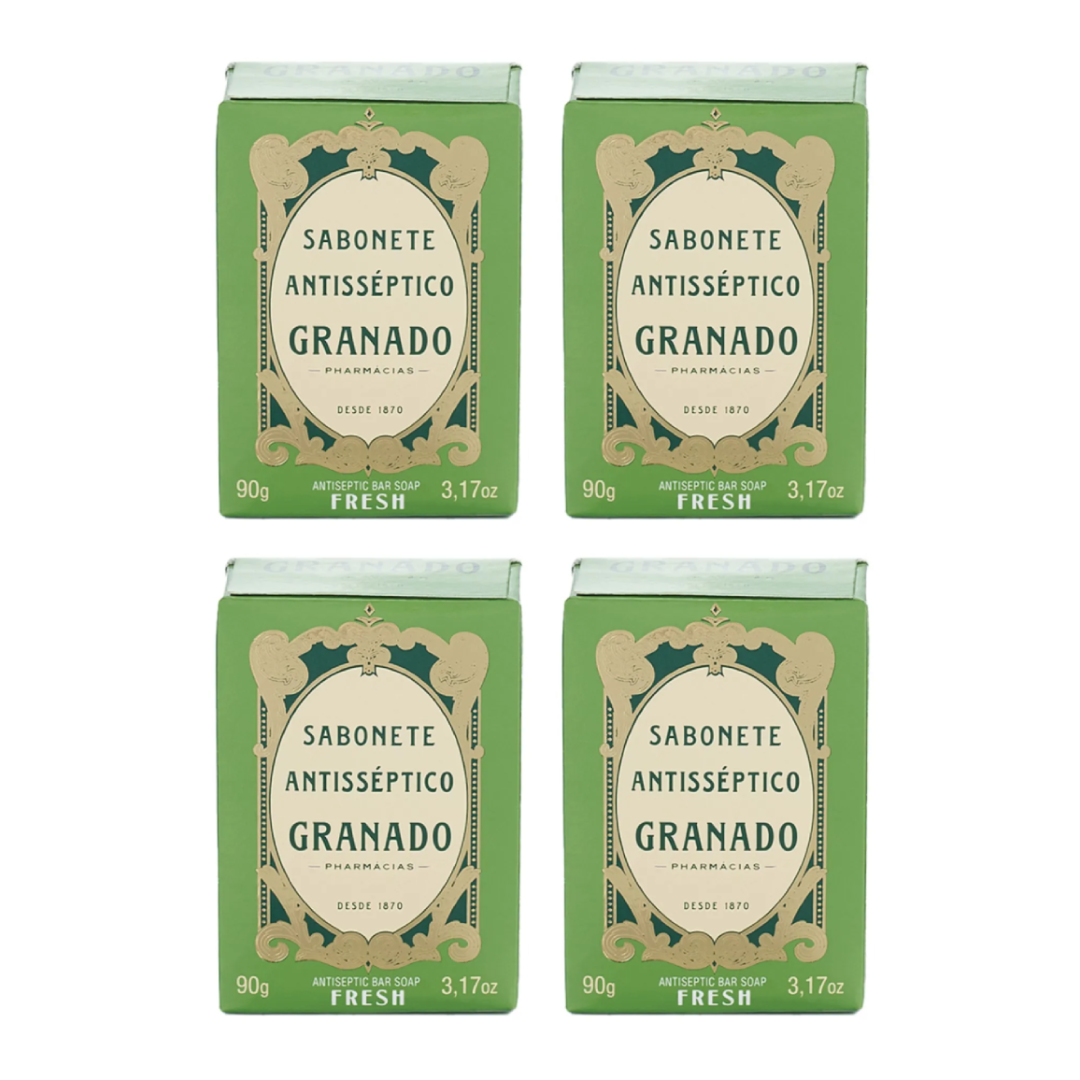 Kit - 4 Sabonetes Antisséptico Fresh 90g - Granado